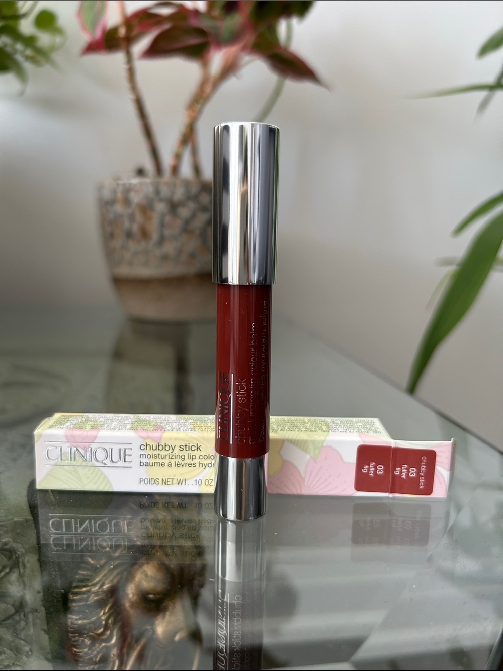 Clinique Chubby Stick Moisturizing Lip Balm in Fuller Fig